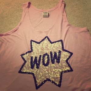 PINK NWOT Light Purple Tank Top